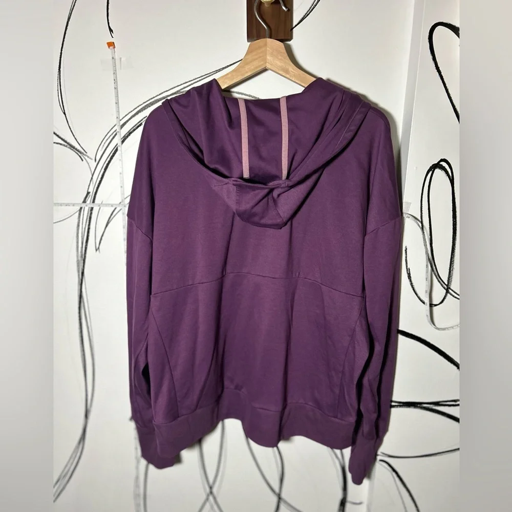 All In Motion Pullover Half Zip Purple Hoodie with Pockets, Womens XXL - Picture 5 of 8